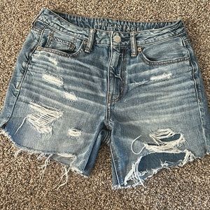 American Eagle High Rise Tomgirl Shorts